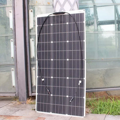 Panneau Solaire Flexible 12V Monocristallin Étanche Bateau