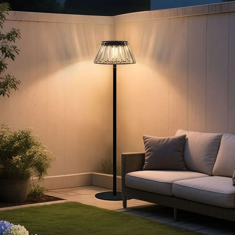 Lampe Solaire de Jardin Design pour Pelouse et Terrasse