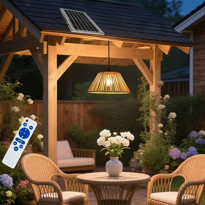 Lampe Solaire Suspendue Décorative pour Jardin