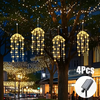 Lampe Solaire Méduse à Suspendre Décorative de Jardin