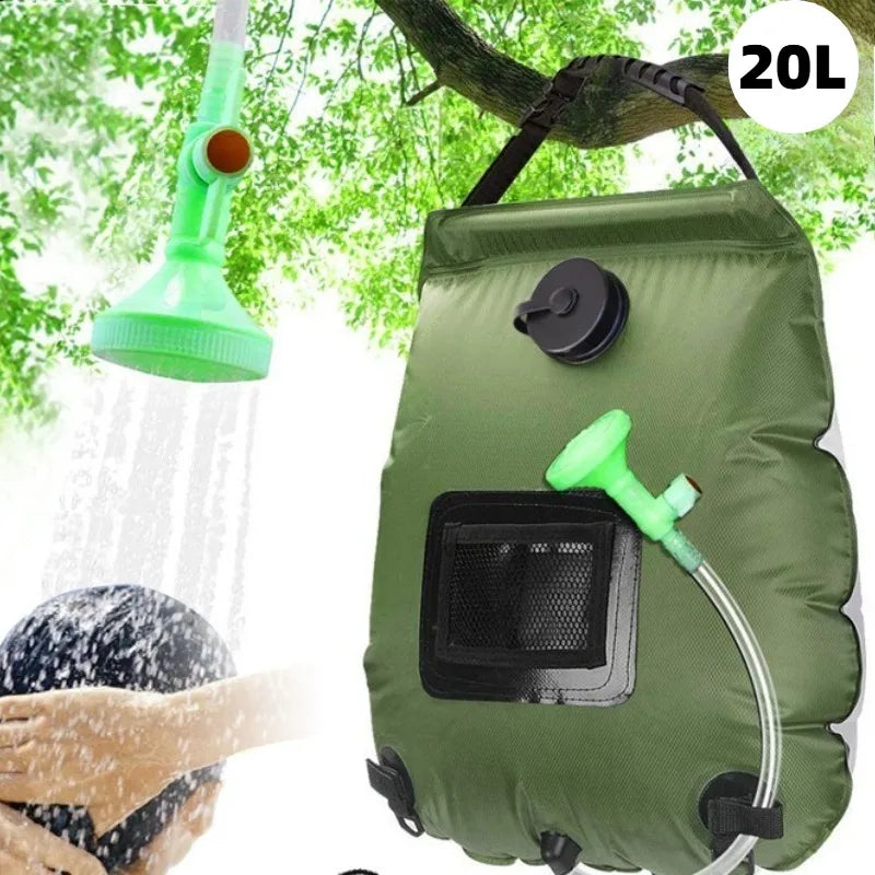 Sac de Douche Solaire Portable 20L pour Camping