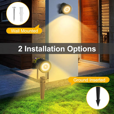 Projecteur Solaire LED Étanche IP65 Arbre Jardin Paysage