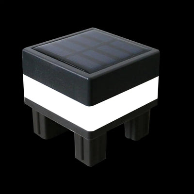 Lampe Solaire de Pilier Carrée pour Poteau et Terrasse