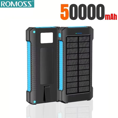 Power Bank Solaire 50000mAh Charge Super Rapide