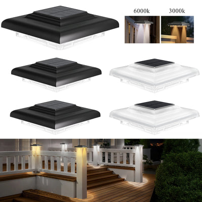 Lampe Solaire Clôture LED Étanche IP65 Jardin Mur Cour