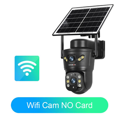 Caméra de Surveillance Solaire LS Vision 4G 8MP Double Objectif