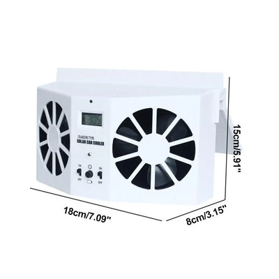 Ventilateur Solaire de Vitre Évacuation de Chaleur