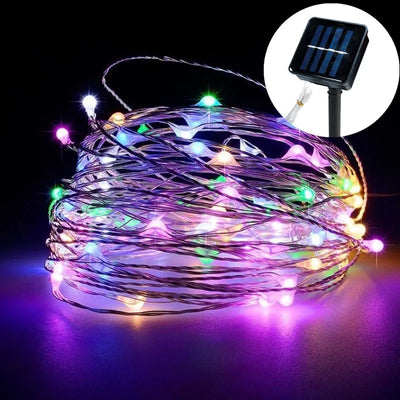 Guirlande Lumineuse Solaire Extérieure Étanche LED