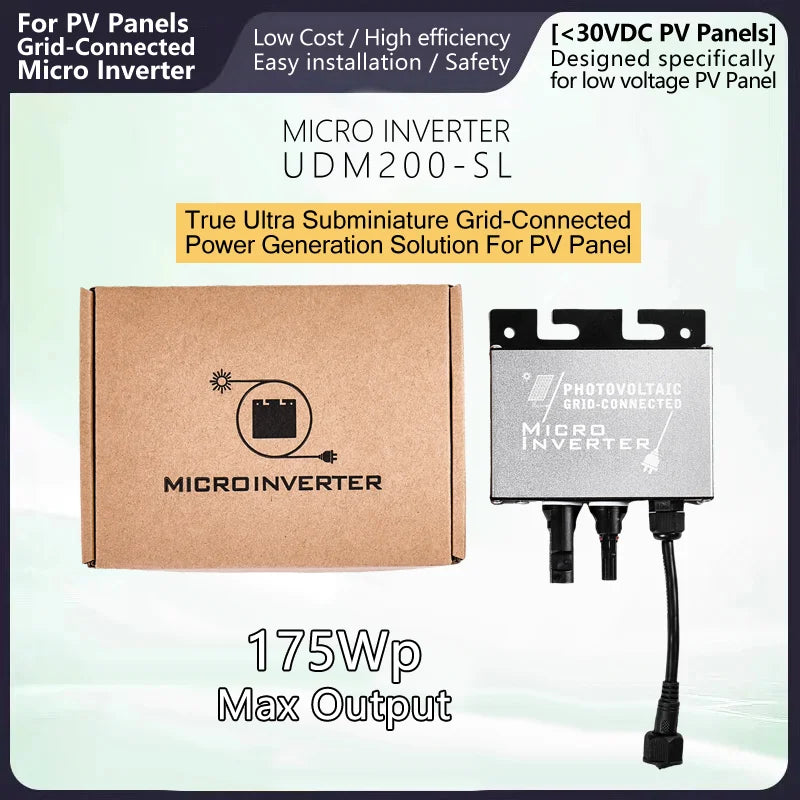 Micro-Onduleur Solaire MPPT Balcon 100-200W
