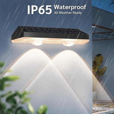 Lampe Solaire Clôture RVB Étanche IP65 Escalier Balcon