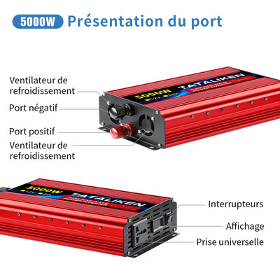 Convertisseur Solaire Onde Pure 8000W 12V/24V
