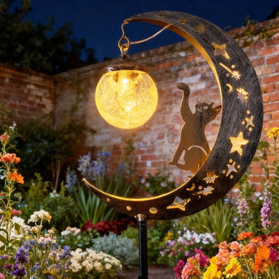 Lampe Solaire Hibou Globe en Verre Allée