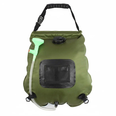 Douche Solaire Nomade Pliable avec Robinet Rotatif