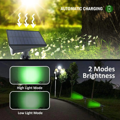 Projecteur Solaire Arbre LED Étanche IP65 Paysage Jardin