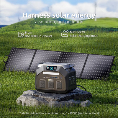 Station Électrique Portable Solaire IEE P1800 1800W 1024Wh