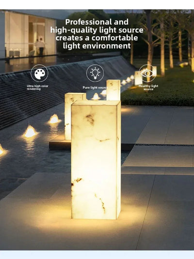 Borne Solaire d'Allée et de Pelouse pour Jardin