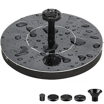 Fontaine Solaire Flottante 16 cm pour Bassin et Bain d'Oiseaux