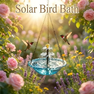 Fontaine Solaire Suspendue à Cascade pour Colibris