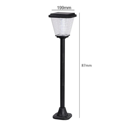 Borne Solaire de Pelouse LED Étanche pour Jardin