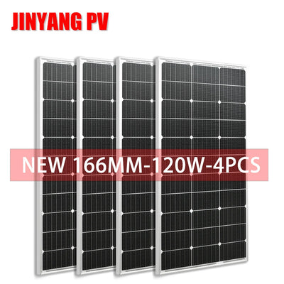 Panneau Solaire Rigide Verre Monocristallin 120W