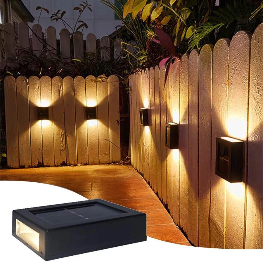 Applique Solaire Murale Extérieure LED Clôture