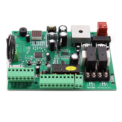 Panneau de Commande Portail Battant Solaire 24V Télécommande