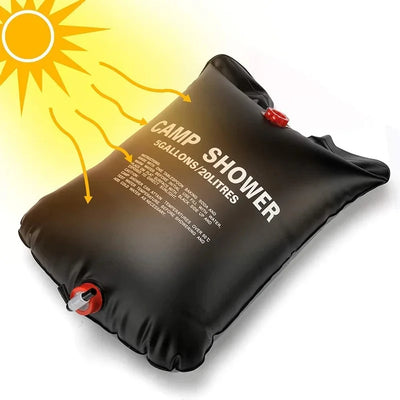 Sac de Douche Solaire Pliable 20 L Ultra Léger