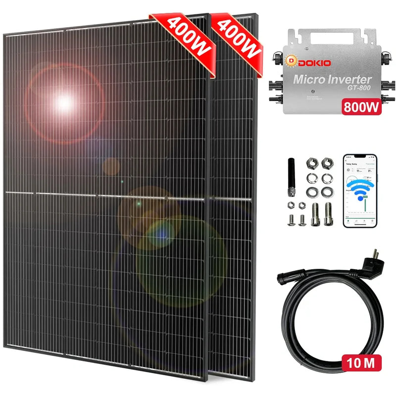 Panneau Solaire de Balcon 400W à 1600W