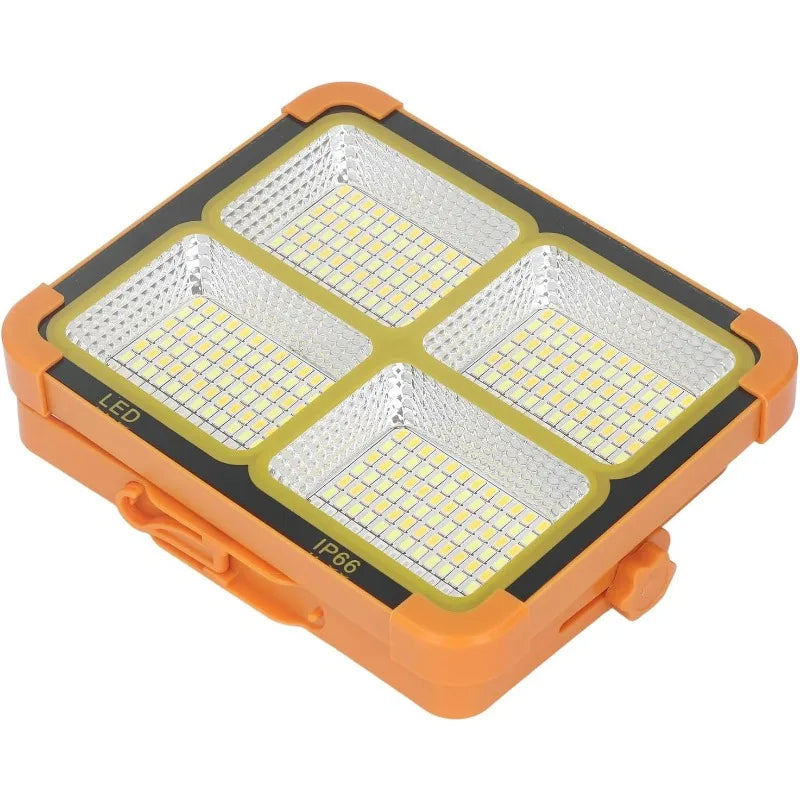 Projecteur Solaire Portable LED Rechargeable 100W