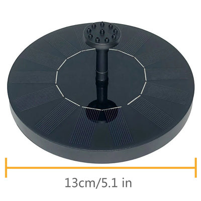 Mini Fontaine Solaire Flottante Autonome pour Bassin