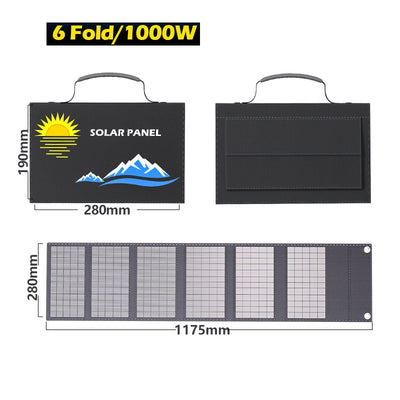Panneau Solaire Pliable 1000W Ordinateur USB DC