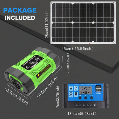 Kit Solaire Complet 8000W Panneau 600W Onduleur