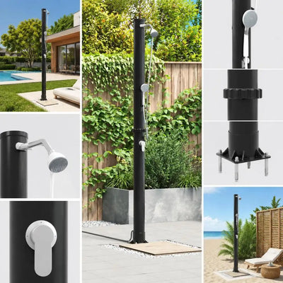 Douche Solaire de Jardin 35 L Aluminium avec Douchette