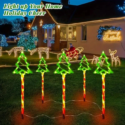 Lampe Solaire Décorative de Noël pour Jardin et Terrasse