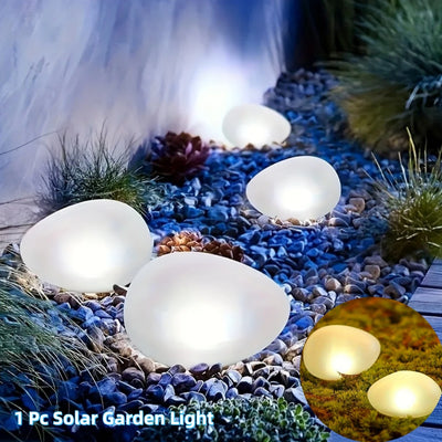 Lampe Solaire Extérieur Imitation Rocher Décorative pour Jardin