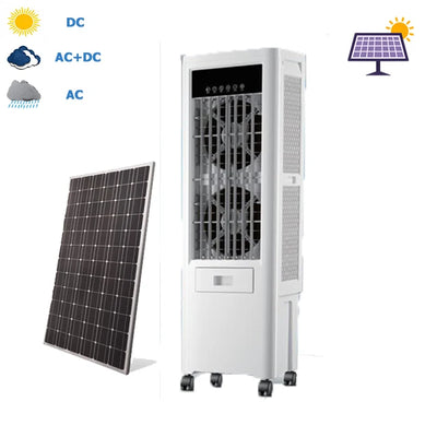 Rafraîchisseur d'Air Solaire Portable 280W 3 Vitesses