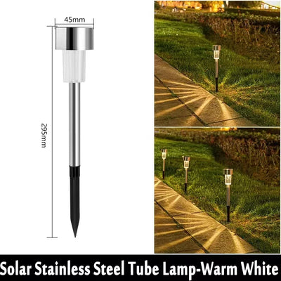 Balise Solaire à Planter Multicolore pour Jardin et Allée