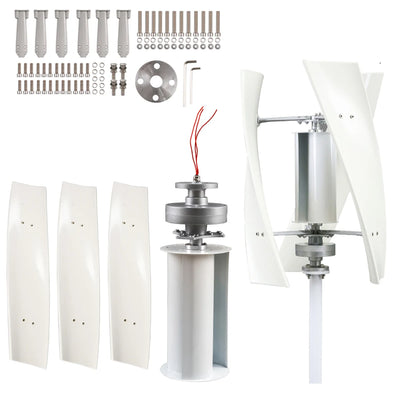 Éolienne Verticale 10 kW 12V 24V 48V Démarrage Basse Vitesse