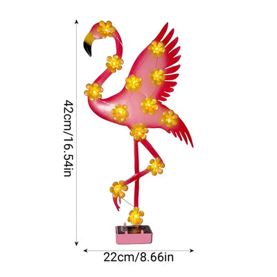 Lampe Solaire Hibou en Métal IP65 Décoration Murale