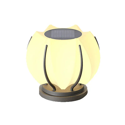 Lampe Solaire de Pilier Extérieure Minimaliste