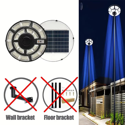 Lampadaire Solaire Détecteur de Mouvement Extérieur