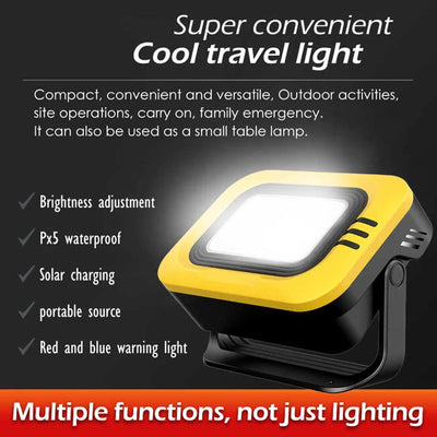 Lampe Solaire de Camping Portable Rechargeable