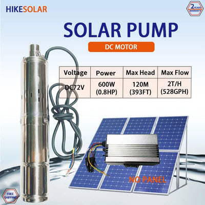 Pompe Solaire Submersible à Vis 400W 48V MPPT 3 Pouces