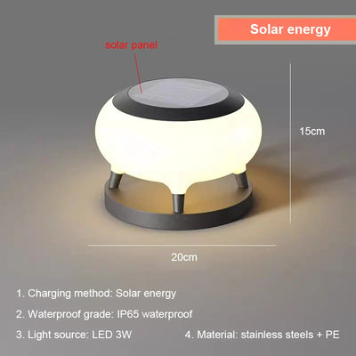 Borne Solaire de Clôture et Poteau Extérieure