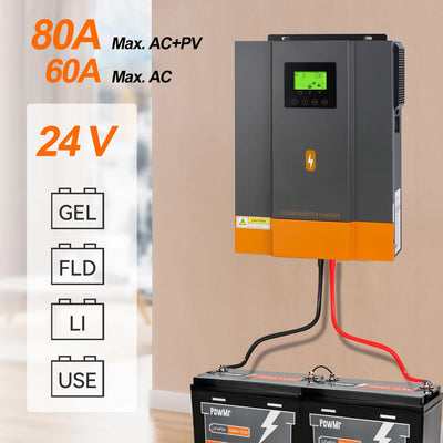 Onduleur Solaire Hybride 3,2kW 24V MPPT 80A - vue 5