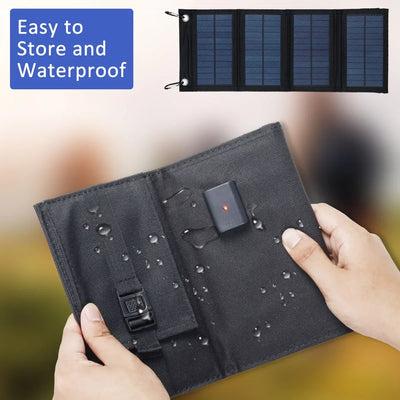 Panneau Solaire Pliable Portable 100W Étanche