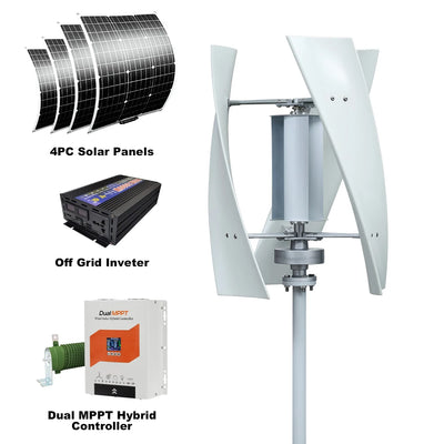 Éolienne Verticale Maglev 3 kW à 5 kW Basse Vitesse