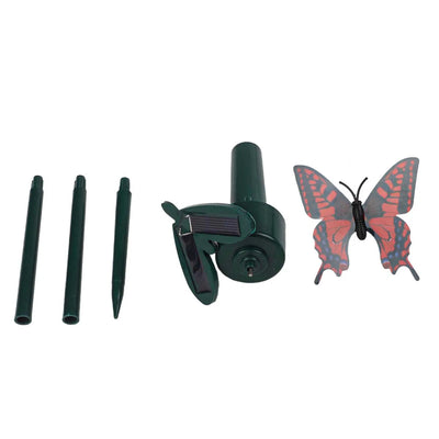 Décoration Solaire Papillons et Oiseaux Dansants pour Jardin