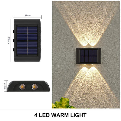 Applique Solaire Murale LED Étanche