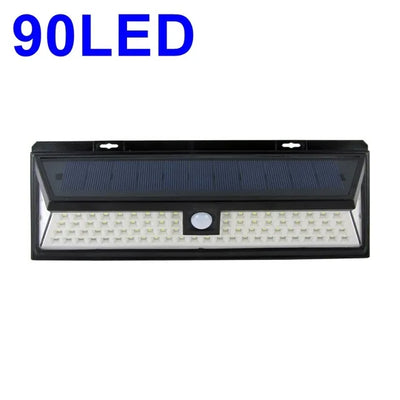 Applique Murale Solaire Extérieur Détecteur de Mouvement 118 LED